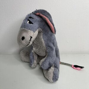 Eeyore Plush Stuff Animal Disney Stuffed Animal Winnie Pooh 7" Sitting Vintage